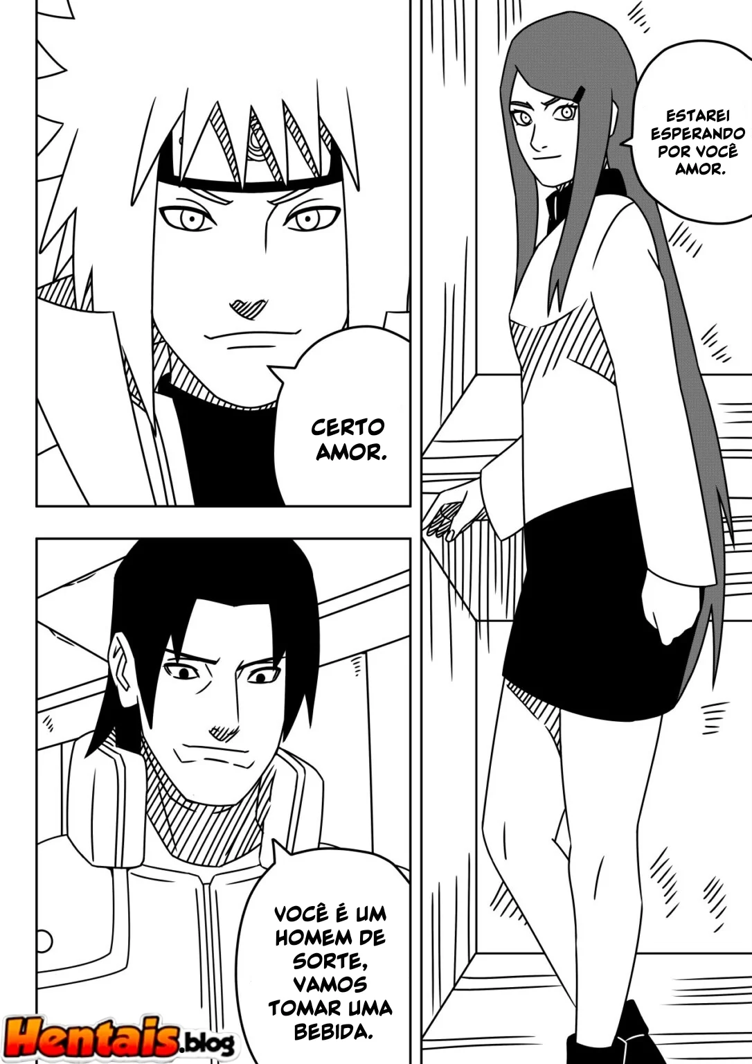 Naruto Piranha: Kushina Cavalgando na Rola do Minato em HQ Brasileiro