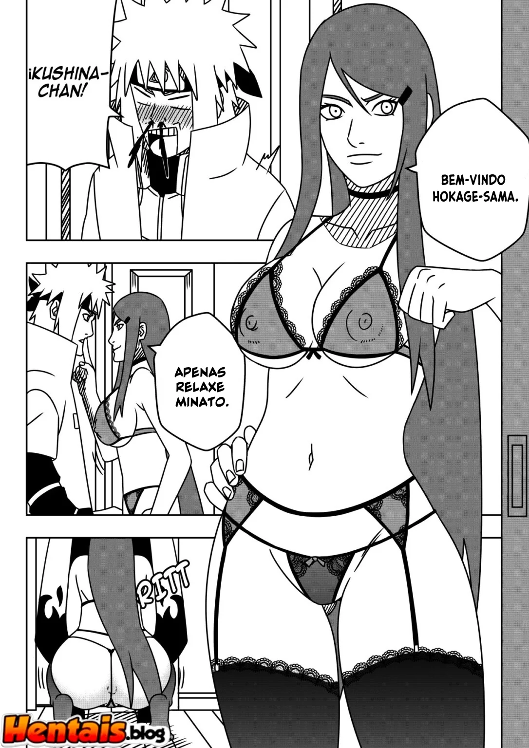Naruto Piranha: Kushina Cavalgando na Rola do Minato em HQ Brasileiro