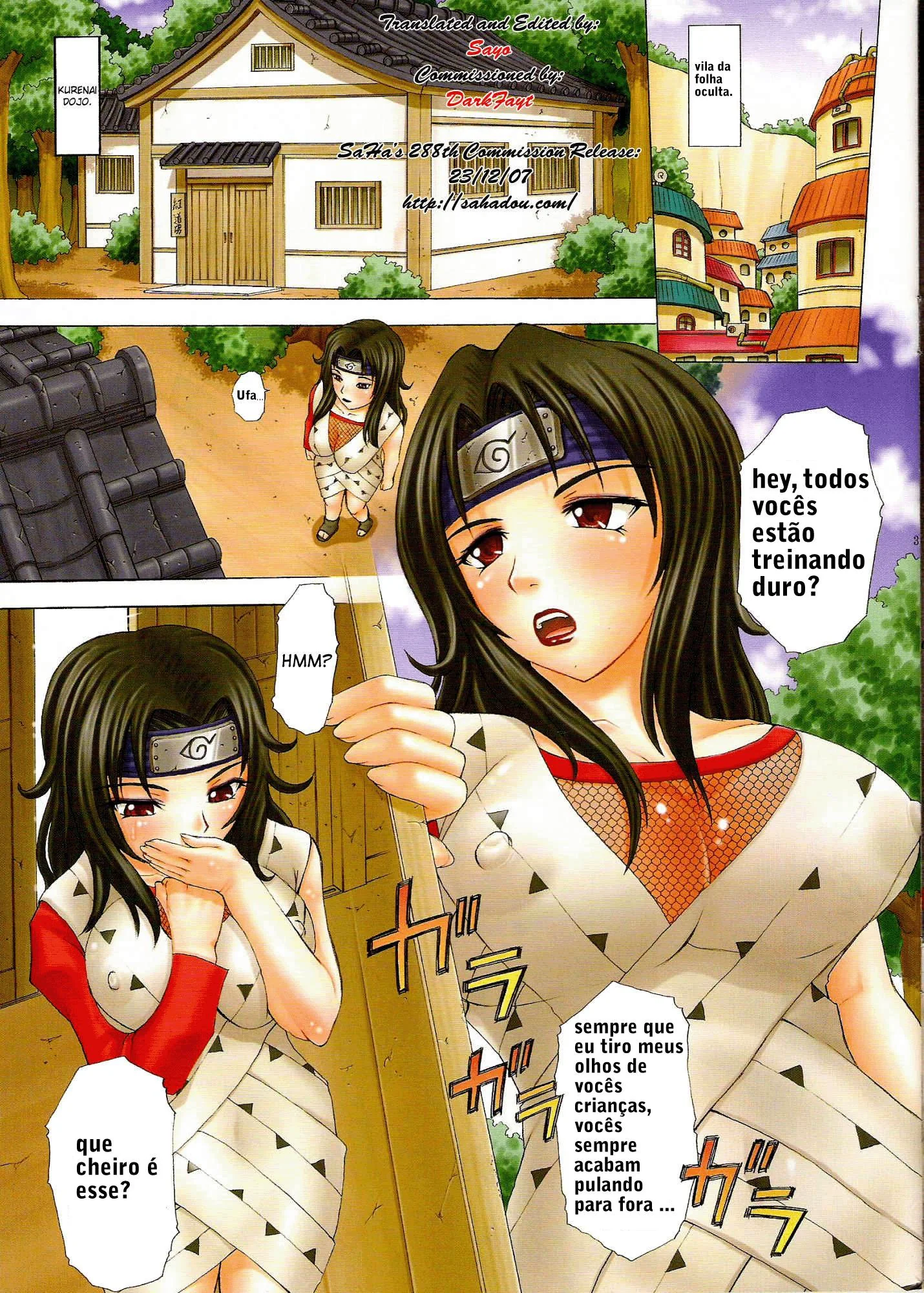 Naruto Pornô: Hinata, a Piranha do Treinamento Sexual - HQ Brasileira de Hentai