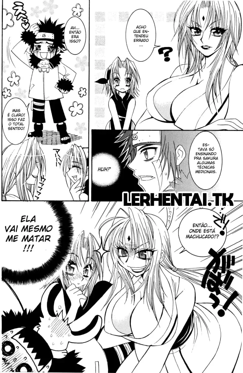 Naruto Porno: Kiba Flagra Tsunade e Sakura na Putaria - HQ Brasileiro