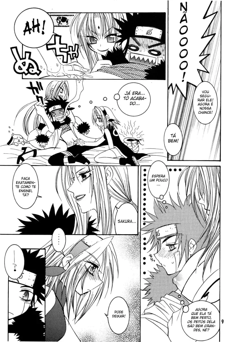 Naruto Porno: Kiba Flagra Tsunade e Sakura na Putaria - HQ Brasileiro