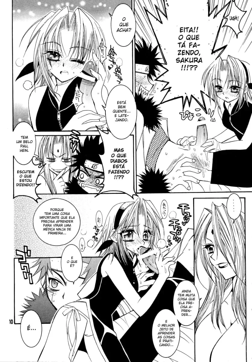 Naruto Porno: Kiba Flagra Tsunade e Sakura na Putaria - HQ Brasileiro