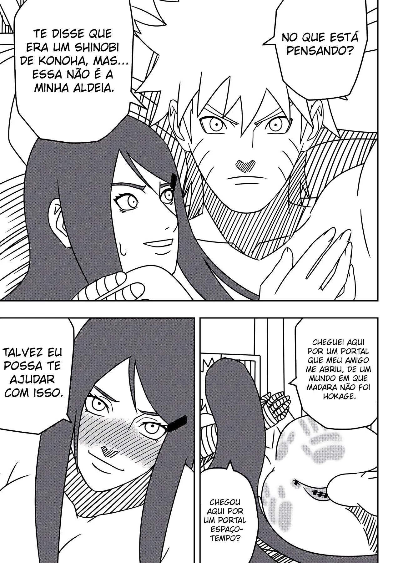 Naruto viaja para outro mundo e se depara com uma orgia piranha em Hentai HQ