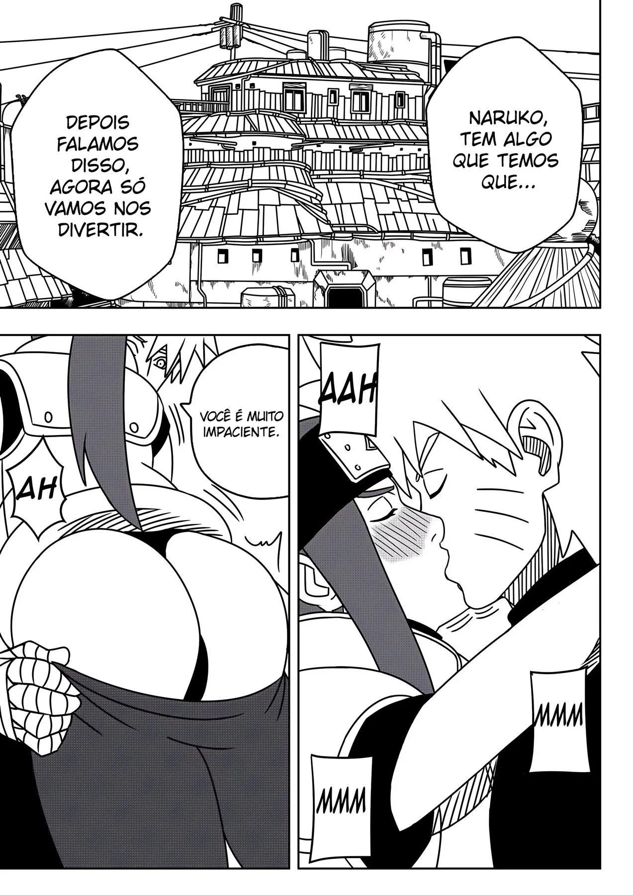 Naruto viaja para outro mundo e se depara com uma orgia piranha em Hentai HQ