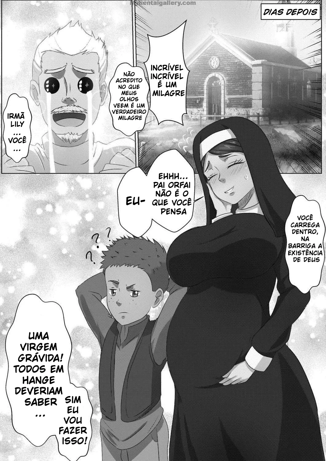 Nash e a Freira Safada: Uma Entrega Total de Pica e Buceta em Hentai HQ Brasileiro