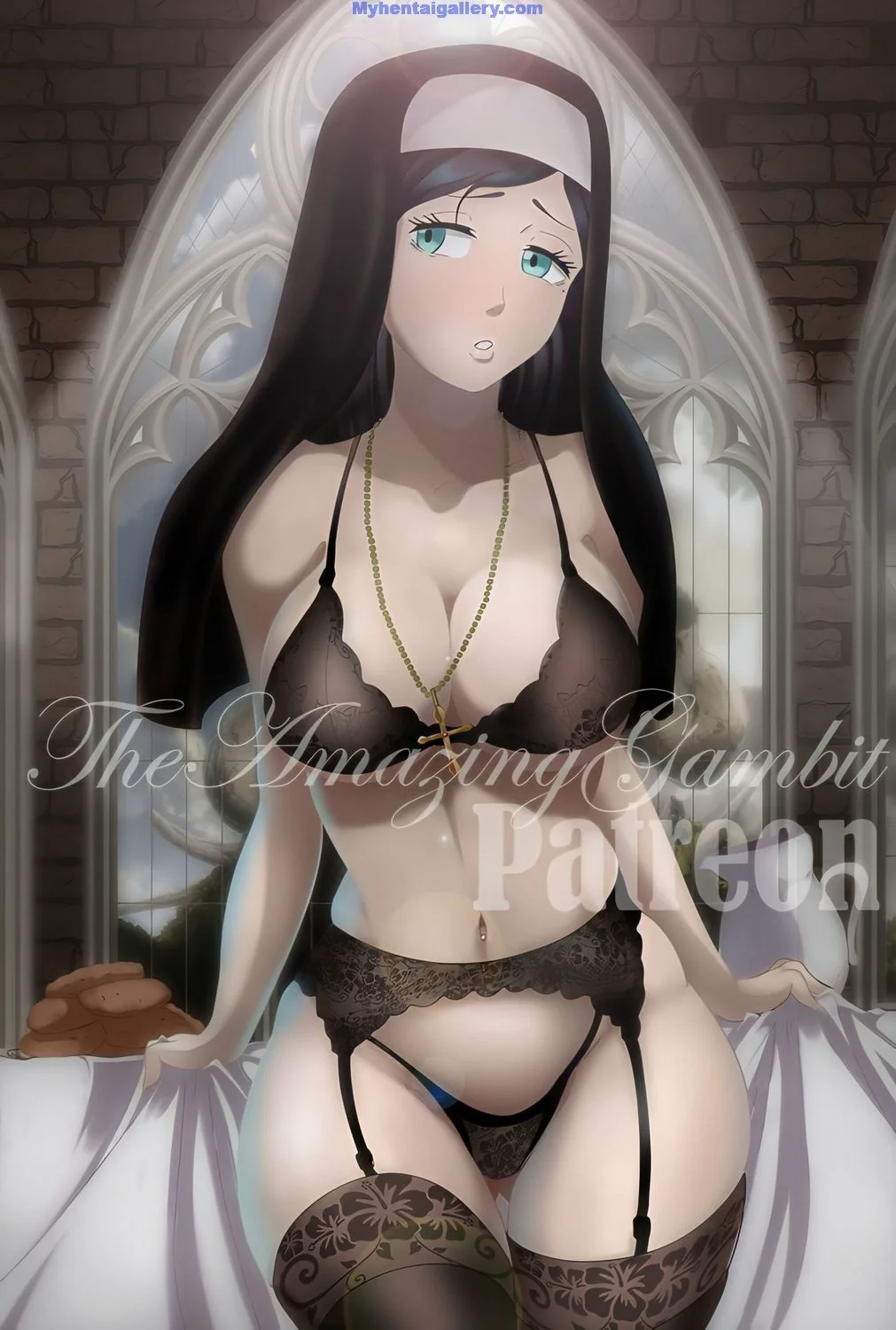 Nash e a Freira Safada: Uma Entrega Total de Pica e Buceta em Hentai HQ Brasileiro