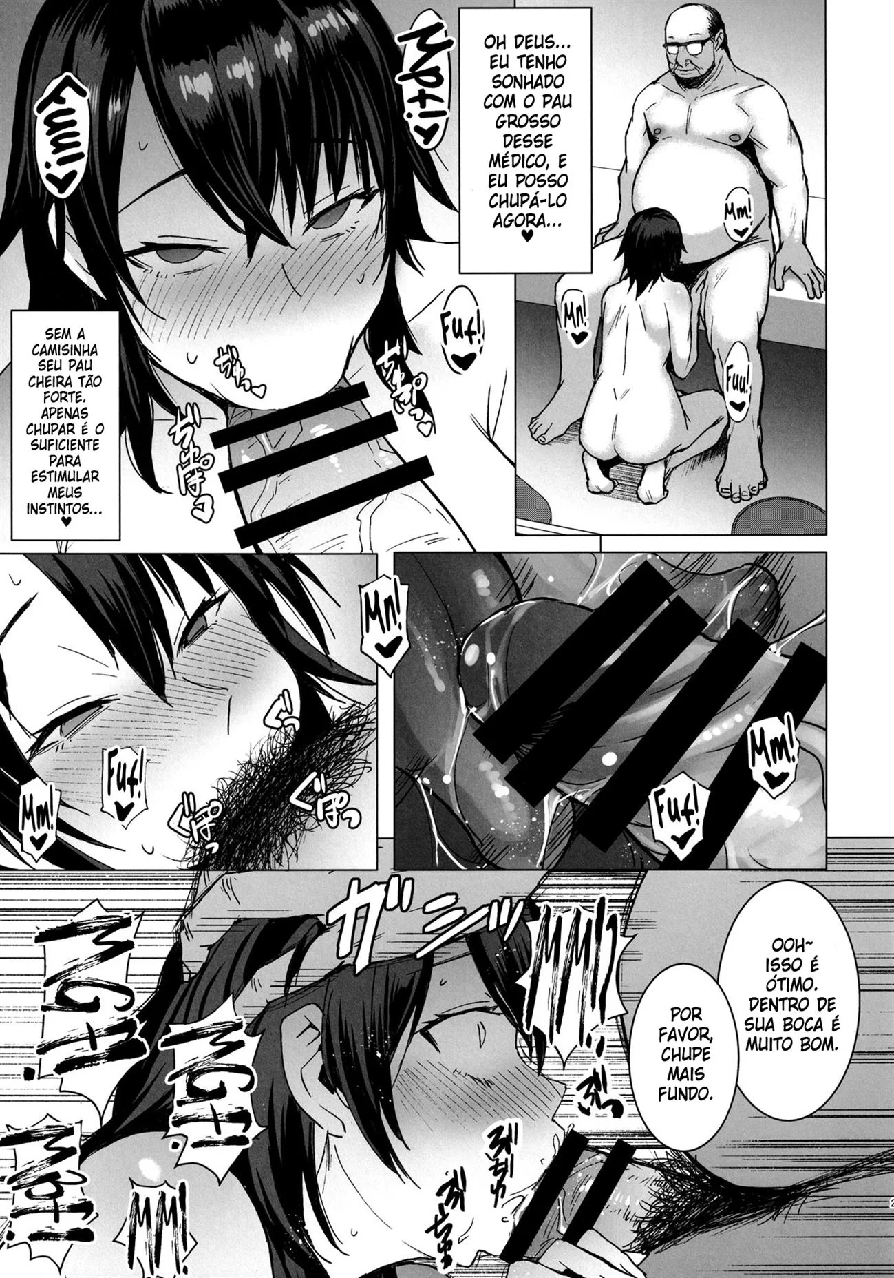 Nene e a Clínica Especial da Sacanagem em Hentai HQ