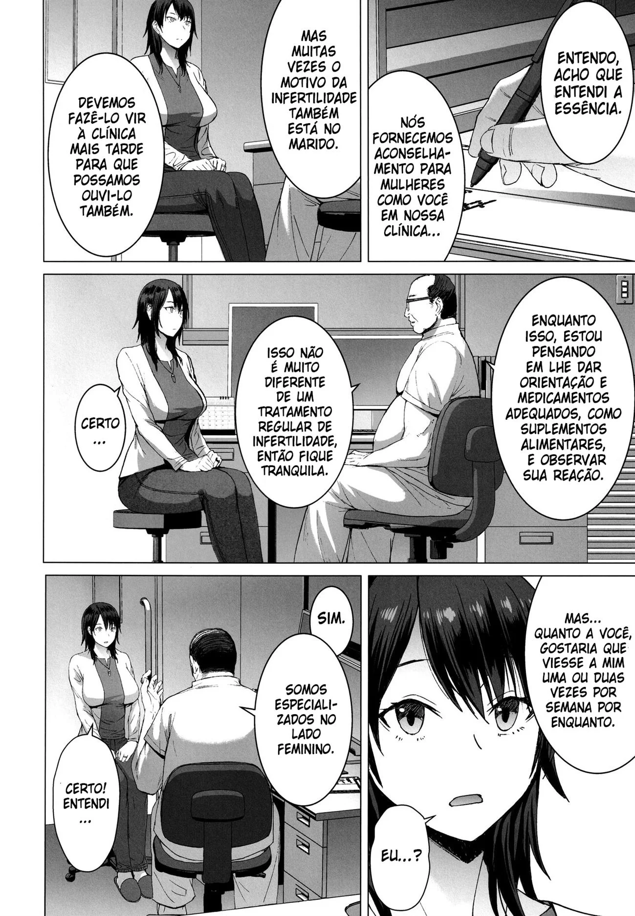 Nene e a Clínica Especial da Sacanagem em Hentai HQ