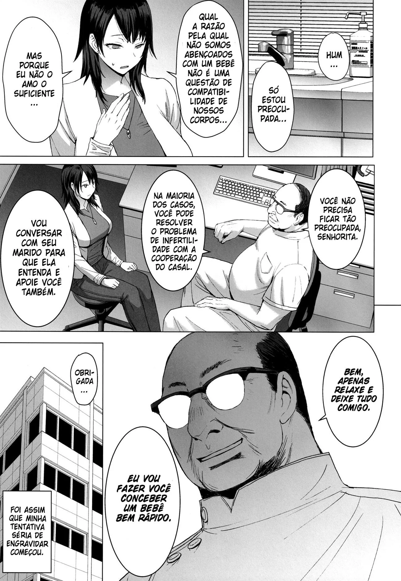 Nene e a Clínica Especial da Sacanagem em Hentai HQ