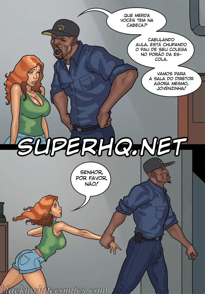 Nerd Dotado Fodendo as Piranhas da Escola - HQ Hentai de Sexo Brutal