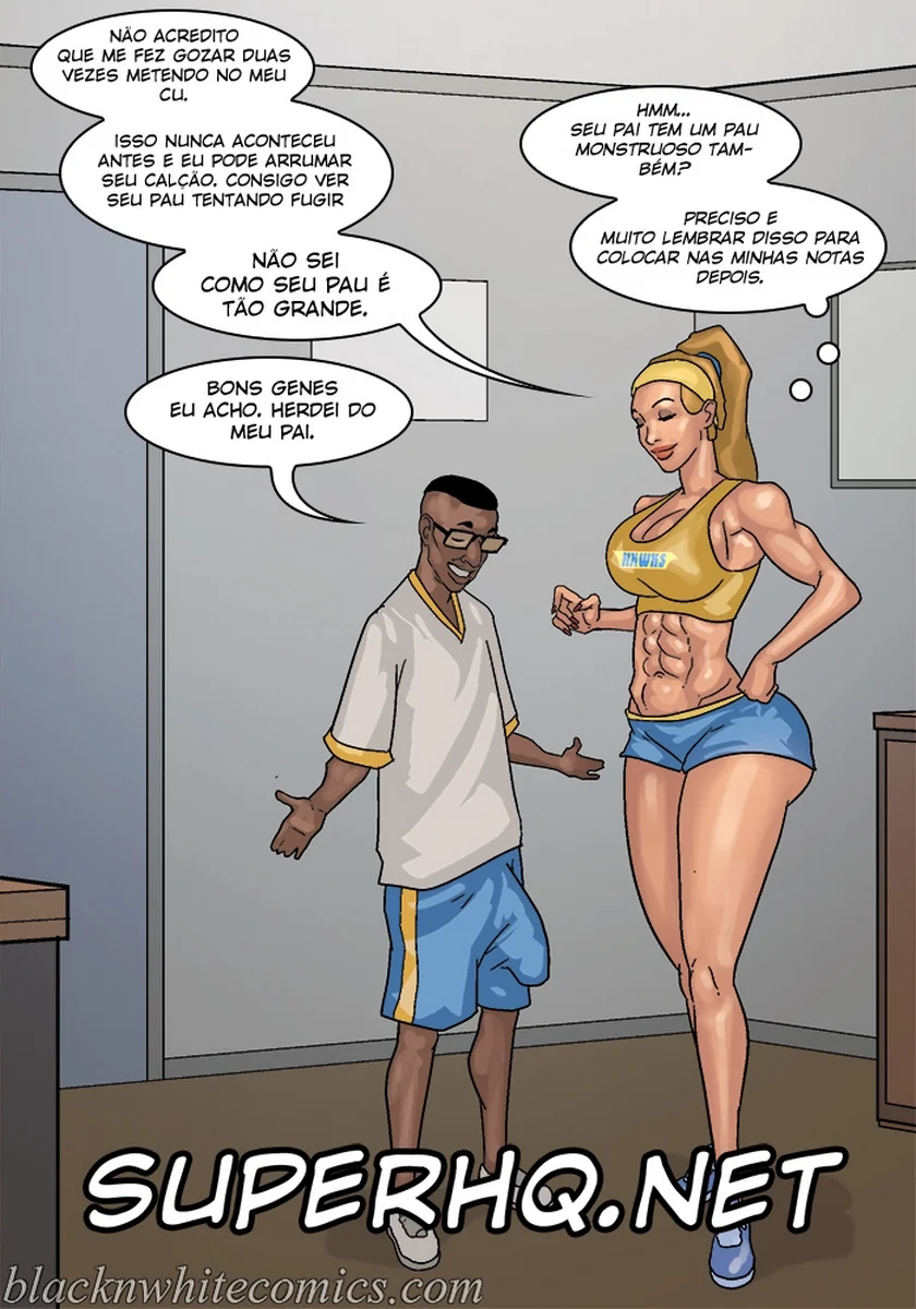 Nerd Dotado Fodendo as Piranhas da Escola - HQ Hentai de Sexo Brutal