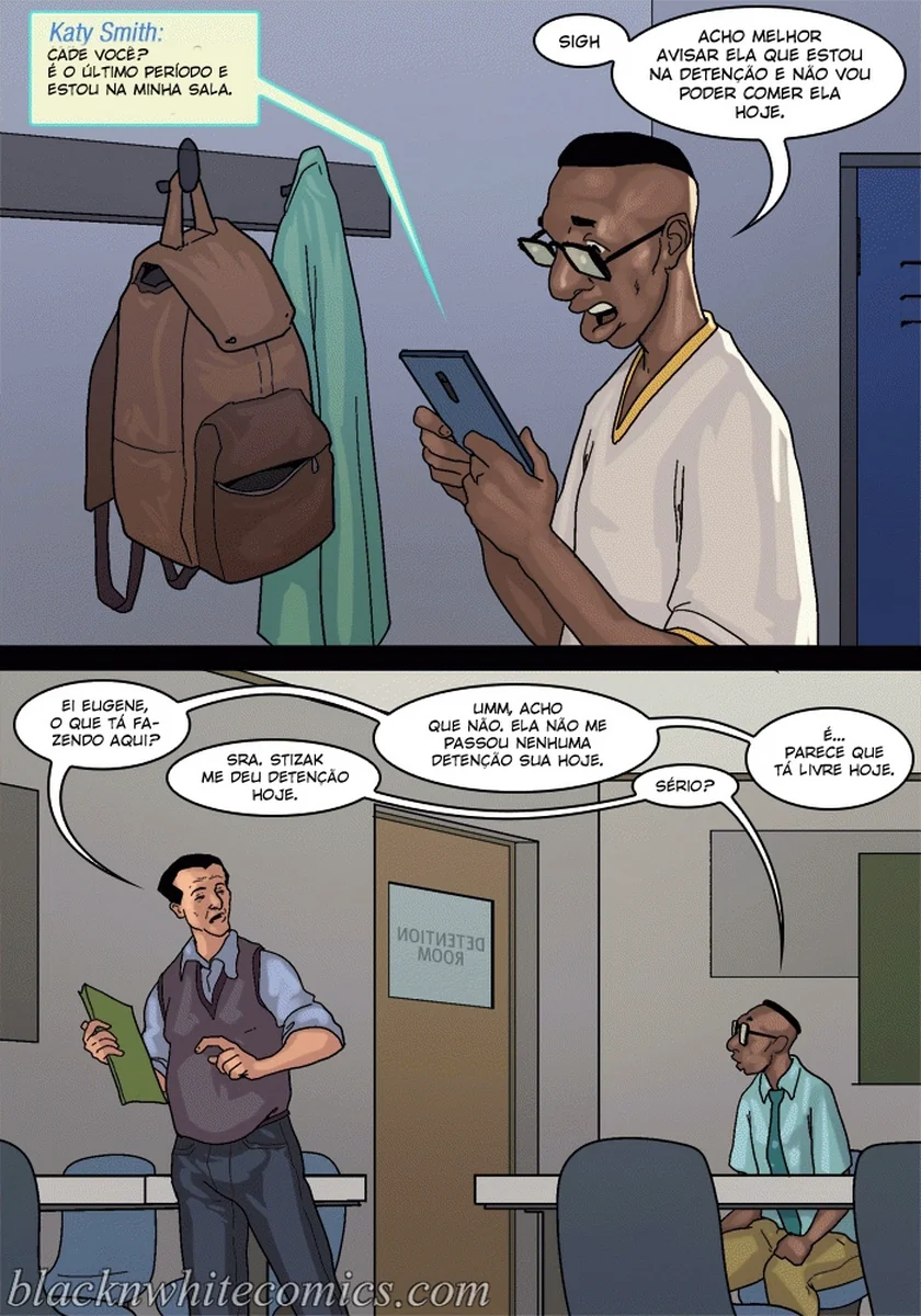 Nerd Dotado Fodendo as Piranhas da Escola - HQ Hentai de Sexo Brutal