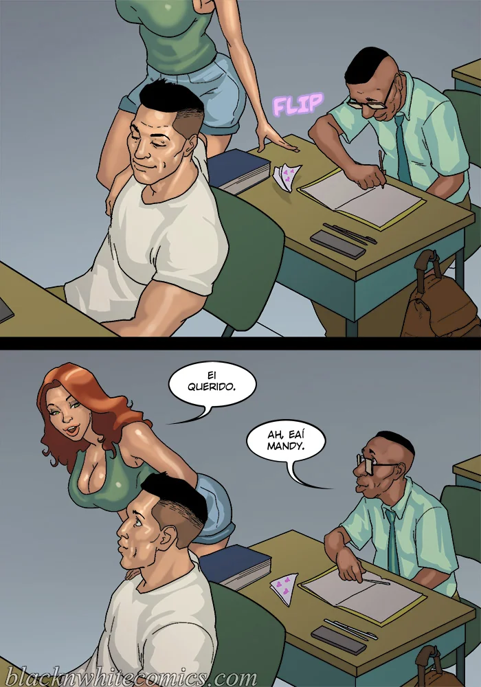 Nerd Dotado Fodendo as Piranhas da Escola - HQ Hentai de Sexo Brutal