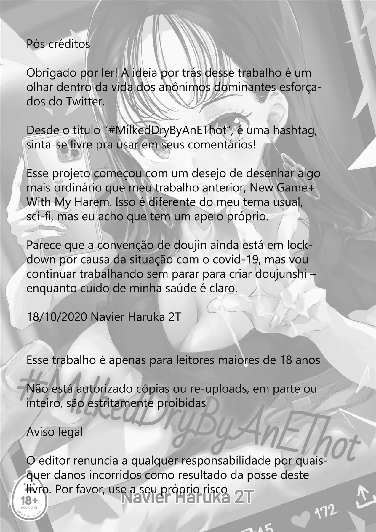 Nerd piranha marcando encontros para foder em troca de dinheiro em Hentai HQ Brasileiro