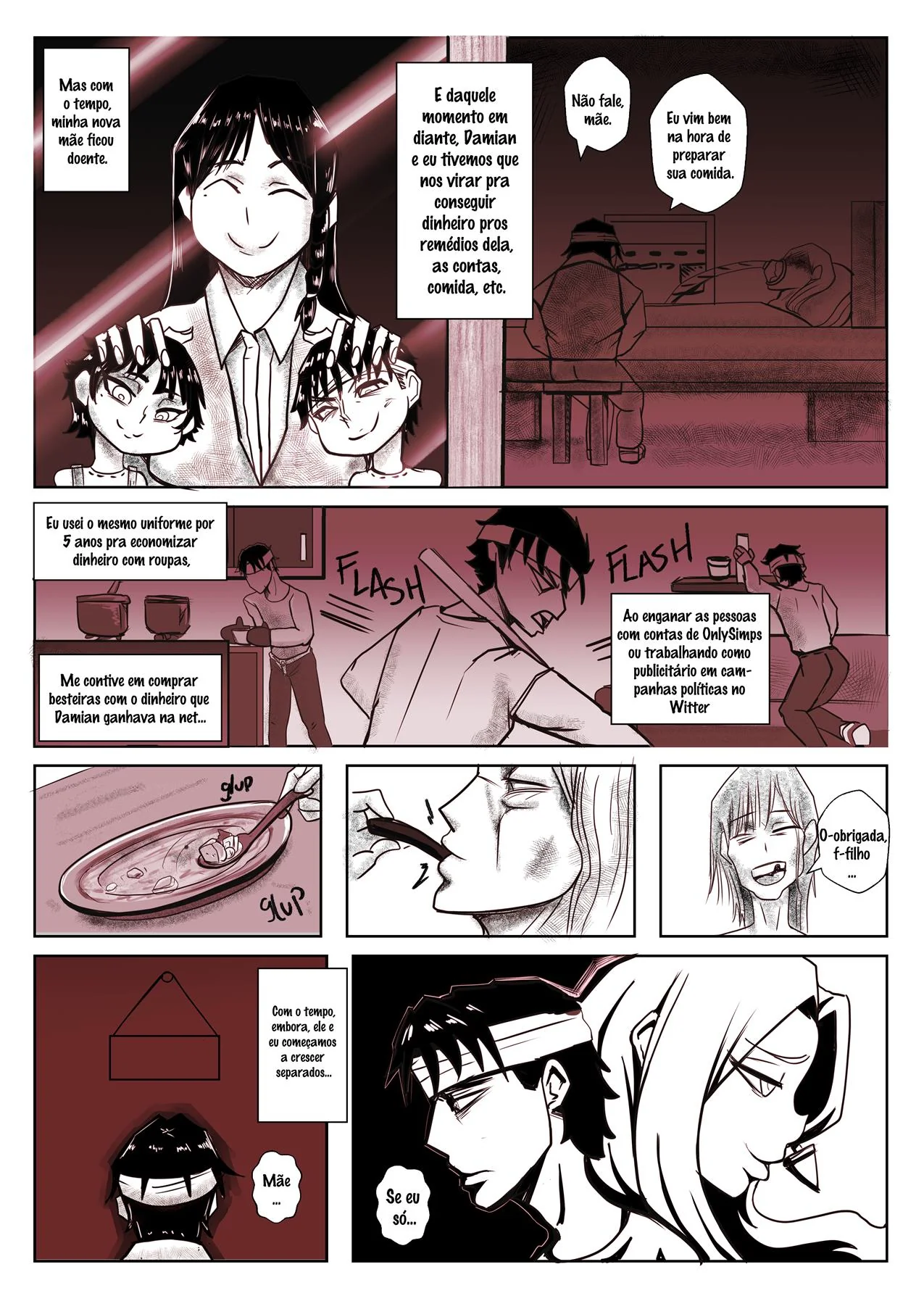 Nerd Sortudo Trepa com a Mais Gostosa do Colégio e é Flagrado Pela Admiradora Secreta em Hentai HQ Brasileiro!