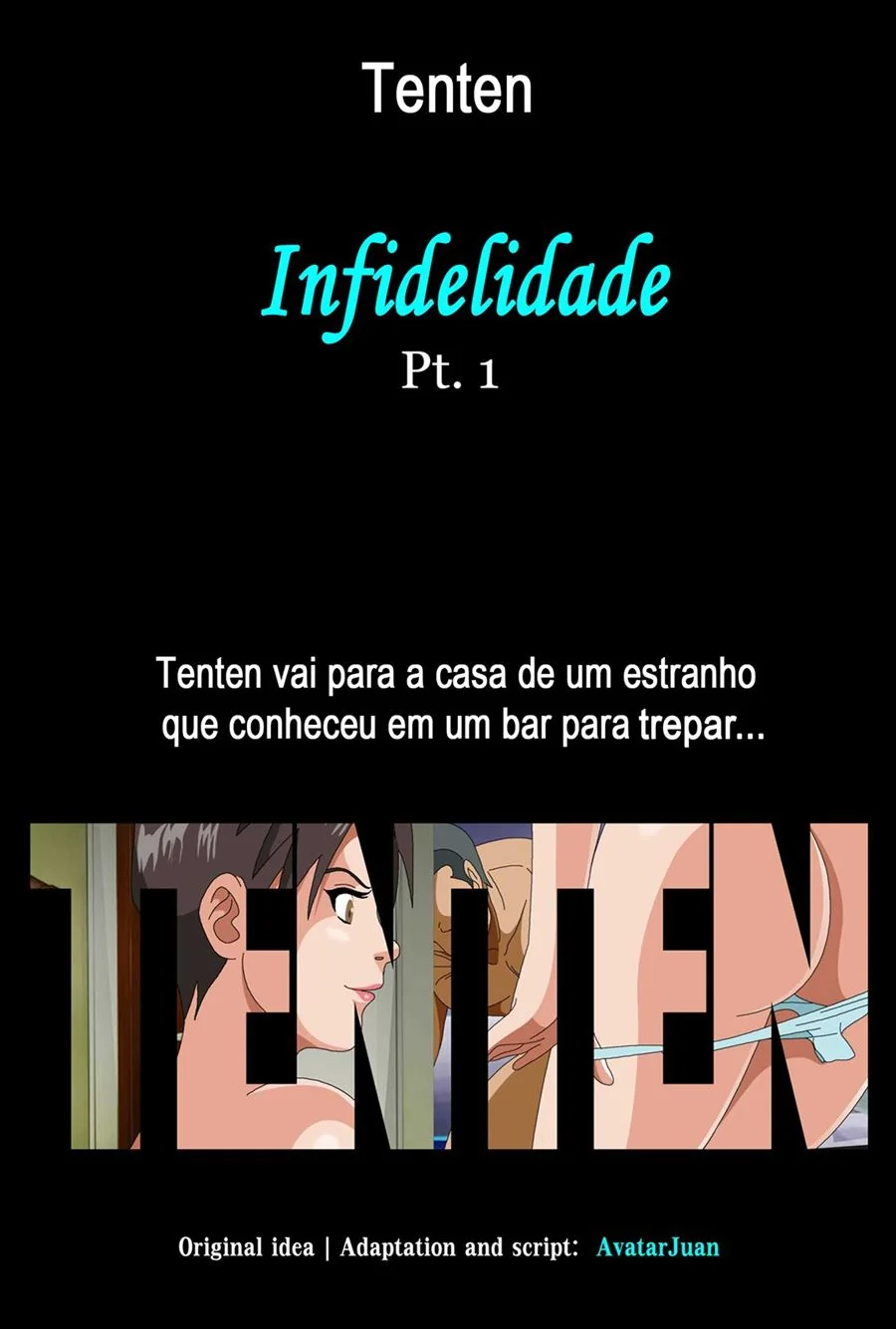 Ninja piranha Tenten Hentai acaba sendo enrabada pelo filho do casal em HQ Brasileiro