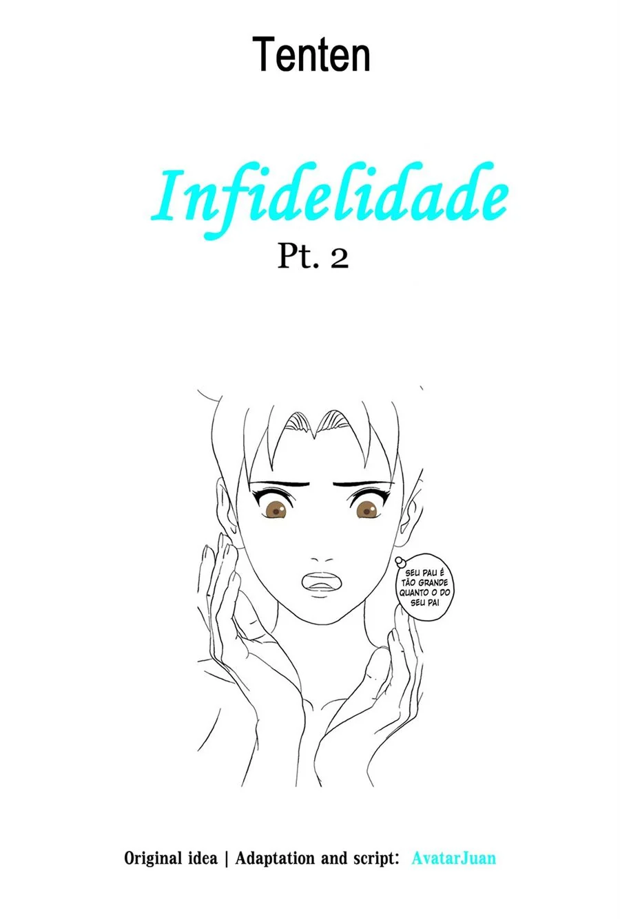 Ninja piranha Tenten Hentai acaba sendo enrabada pelo filho do casal em HQ Brasileiro