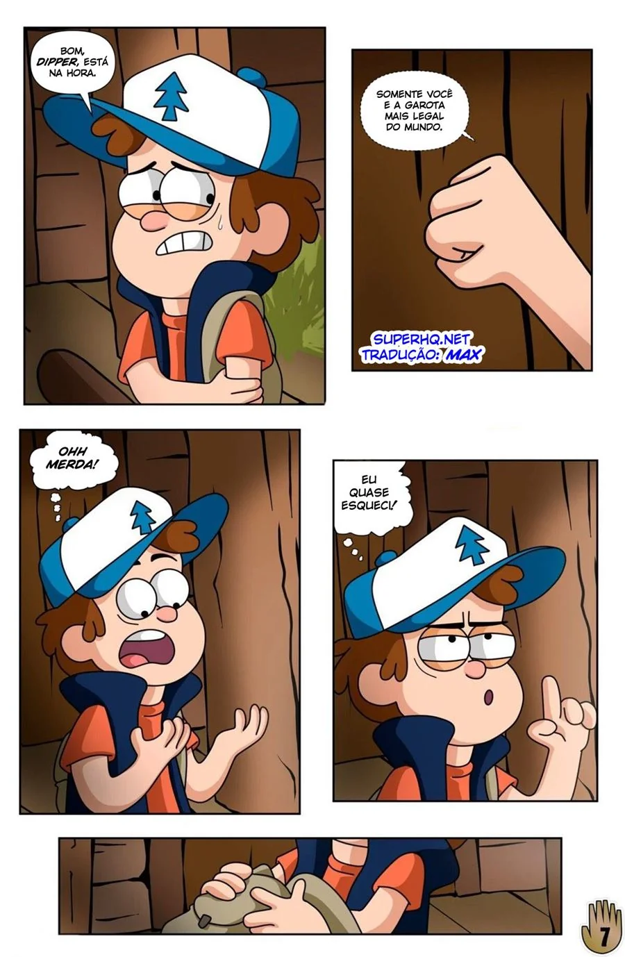 O encontro quente de Dipper e Wendy: Buceta molhada e piroca dura em hentai HQ