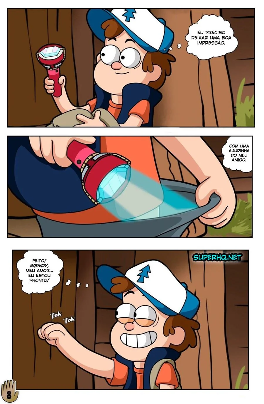 O encontro quente de Dipper e Wendy: Buceta molhada e piroca dura em hentai HQ