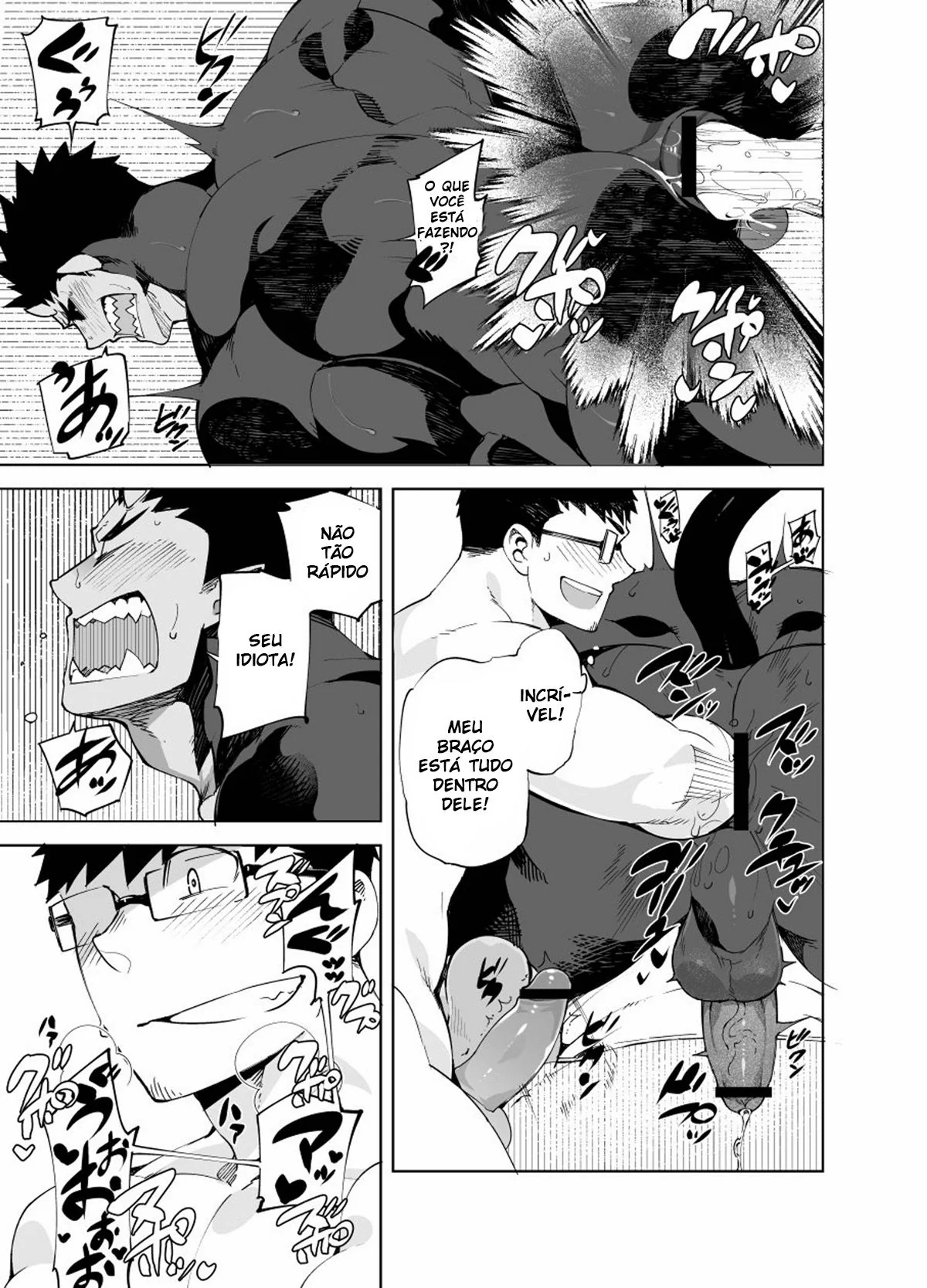 O feitiço da piranha - Tsutomu e sua pica sortuda em HQ Brasileiro de hentai