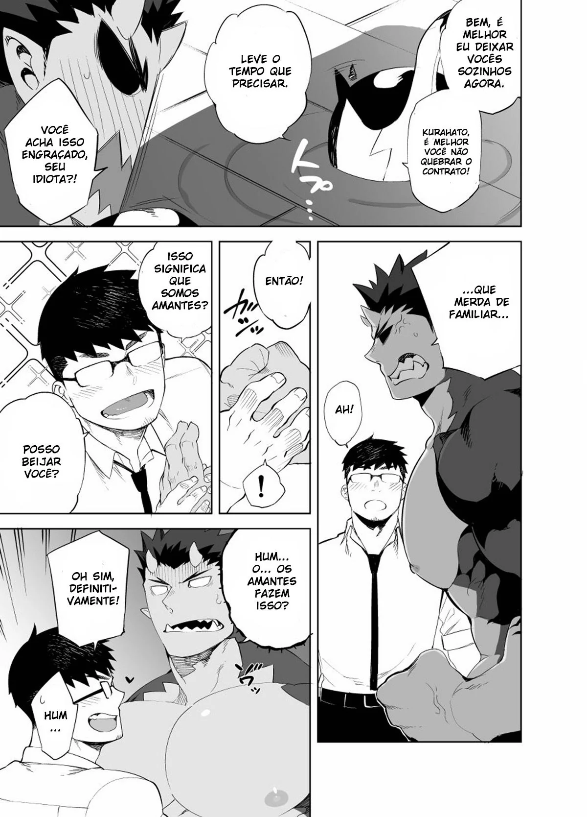 O feitiço da piranha - Tsutomu e sua pica sortuda em HQ Brasileiro de hentai