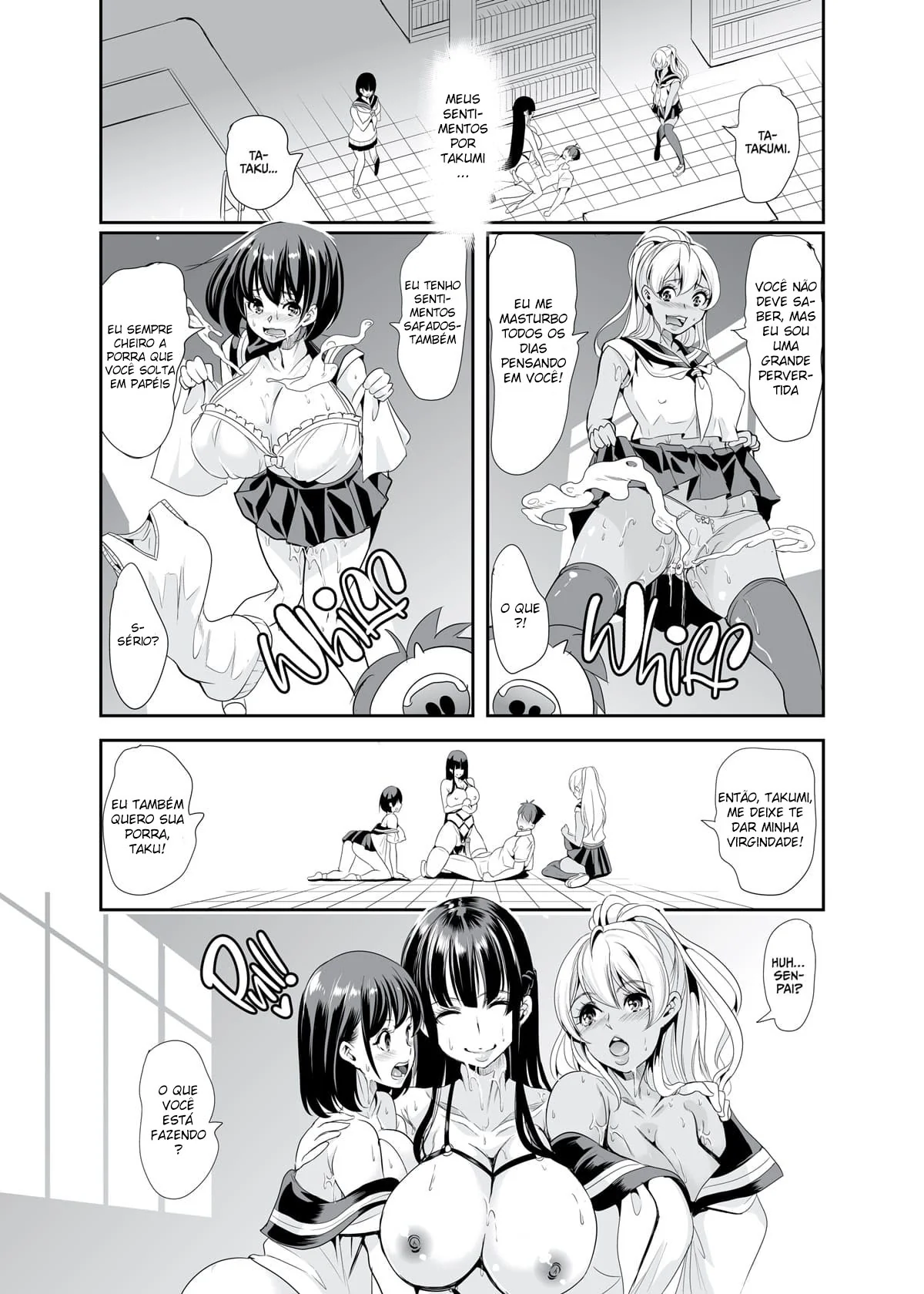 O Poderoso Ira Gamagoori Dominado e Abusado Pelo Vilão Tsumugu - Em Hentai HQ Brasileiro