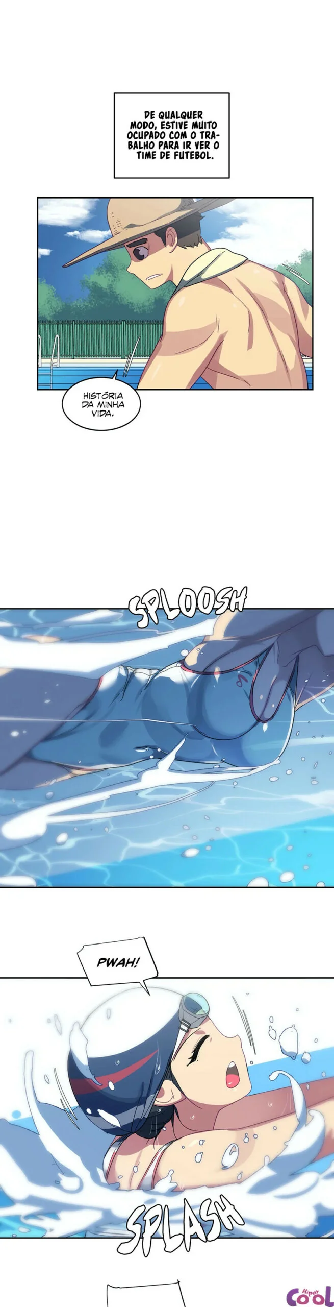 O Zelador Safado da Piscina Feminina: Fodendo as Piranhas Depois do Mergulho" em Hentai HQ Brasileiro