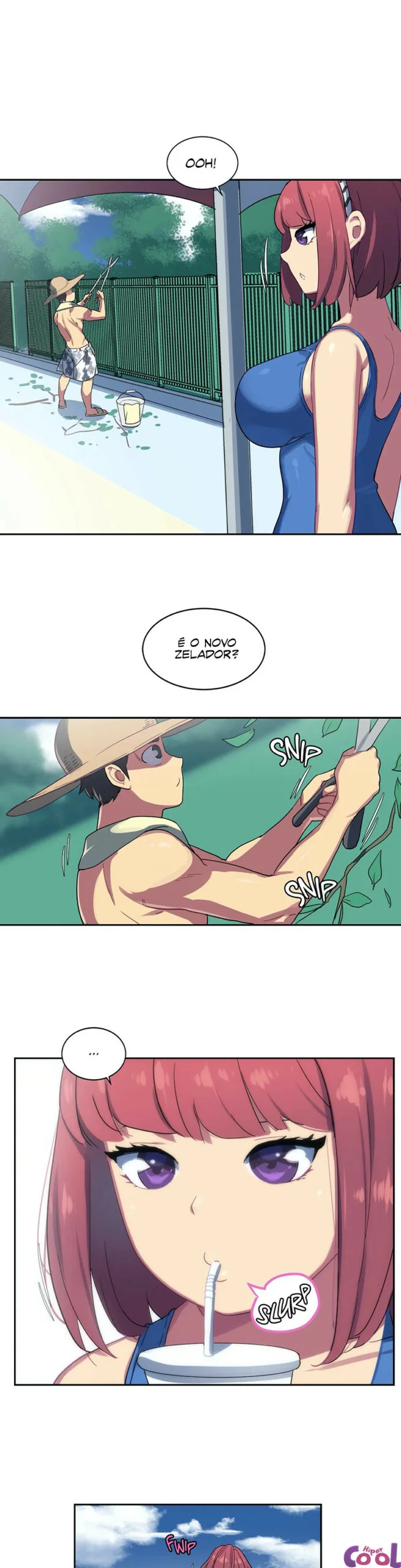 O Zelador Safado da Piscina Feminina: Fodendo as Piranhas Depois do Mergulho" em Hentai HQ Brasileiro