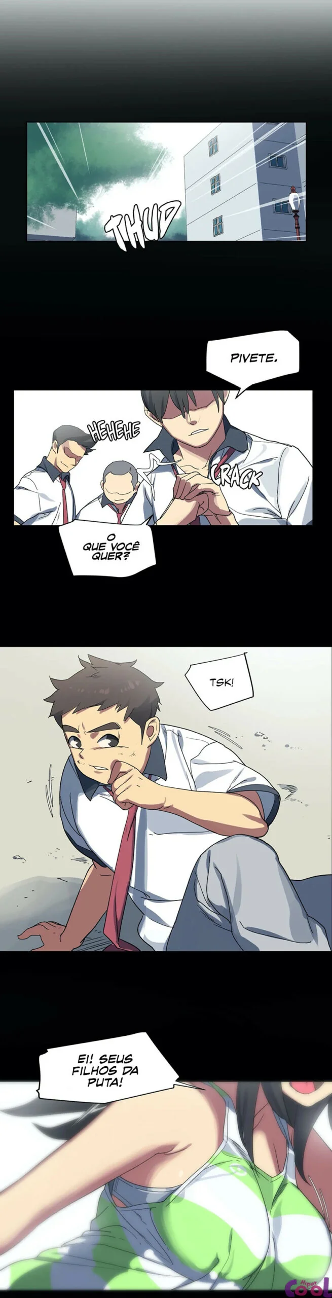 O Zelador Safado da Piscina Feminina: Fodendo as Piranhas Depois do Mergulho" em Hentai HQ Brasileiro