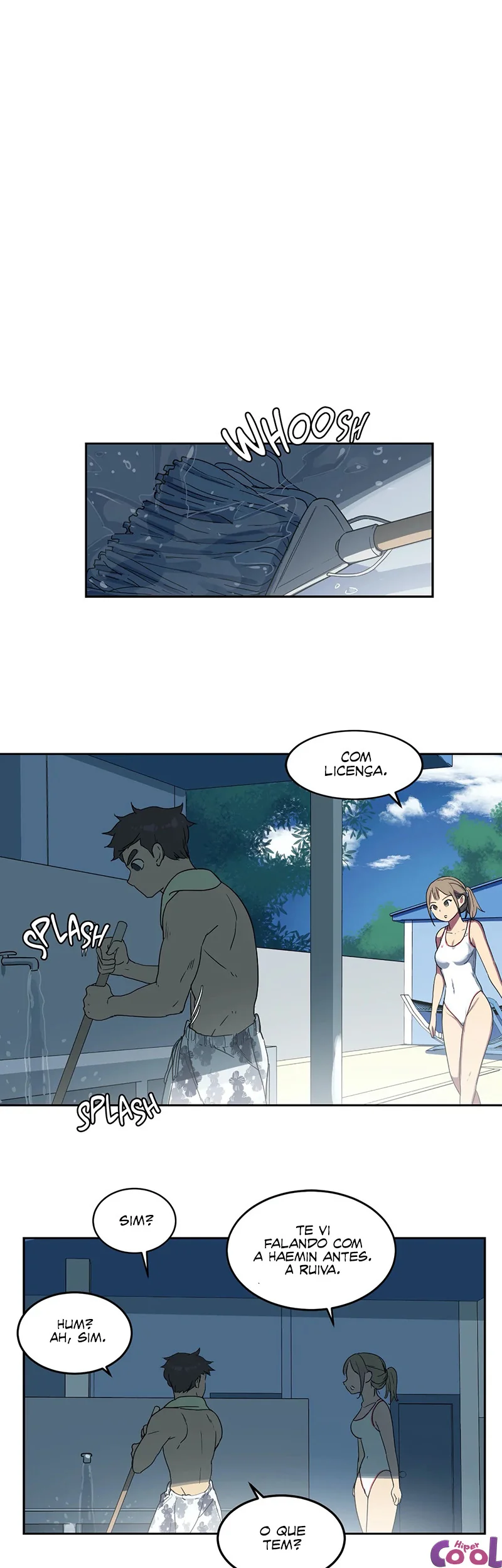 O Zelador Safado da Piscina Feminina: Fodendo as Piranhas Depois do Mergulho" em Hentai HQ Brasileiro