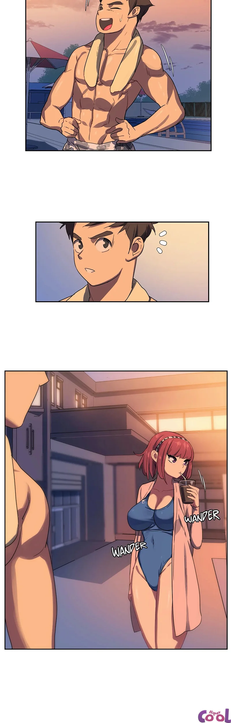 O Zelador Safado da Piscina Feminina: Fodendo as Piranhas Depois do Mergulho" em Hentai HQ Brasileiro