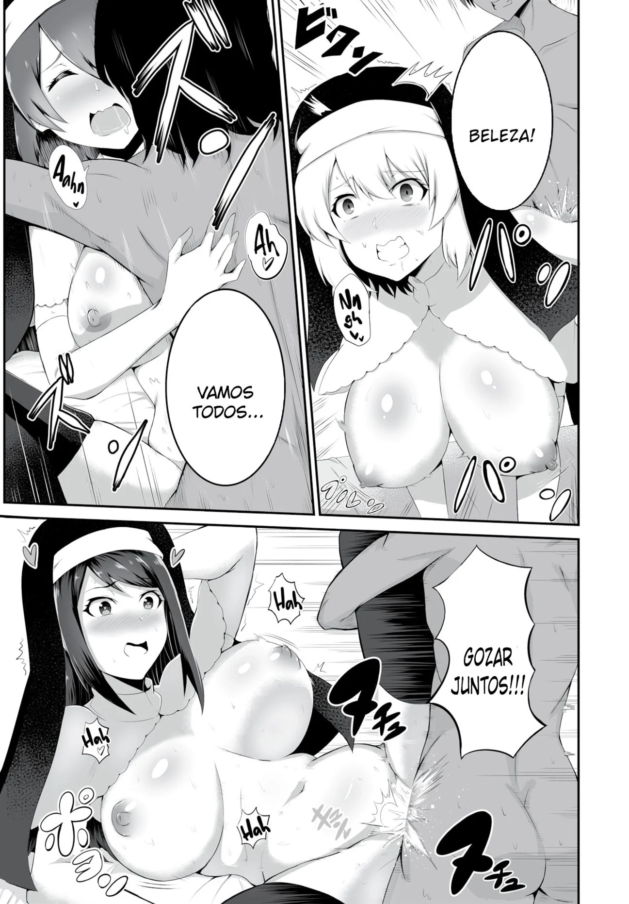 Orfanato das Piranhas: Ensaios com as Pirocas dos Garotos - Hentai HQ Brasileiro