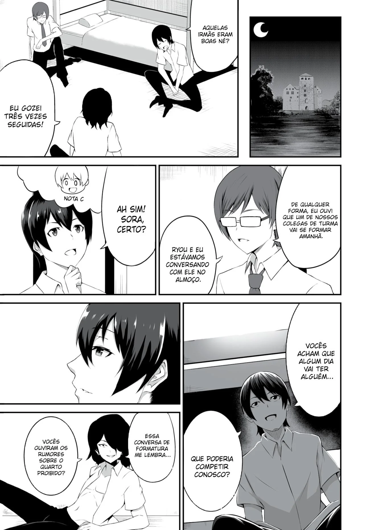 Orfanato das Piranhas: Ensaios com as Pirocas dos Garotos - Hentai HQ Brasileiro