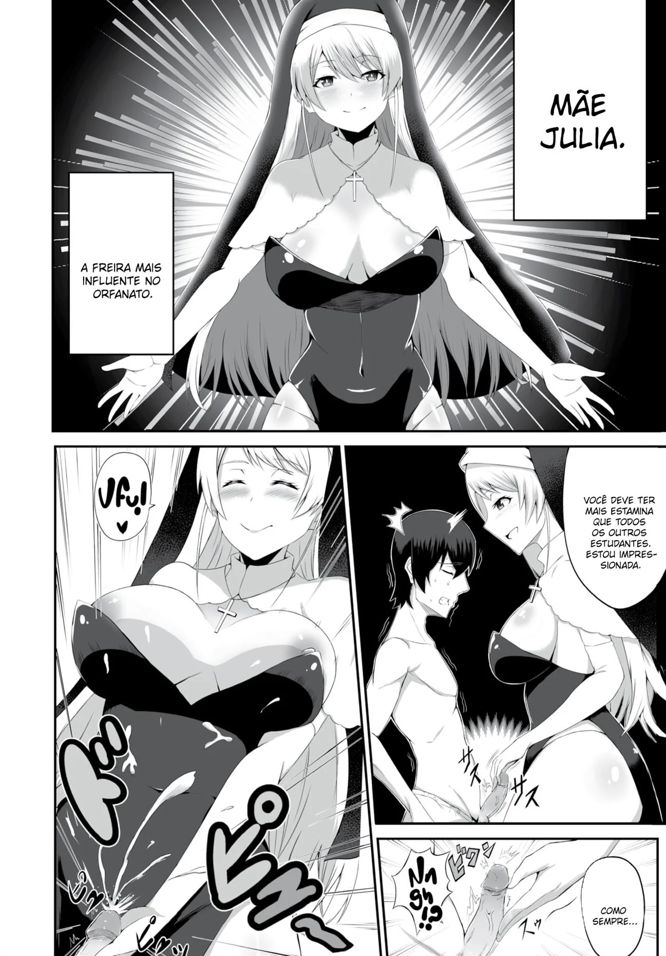 Orfanato das Piranhas: Ensaios com as Pirocas dos Garotos - Hentai HQ Brasileiro