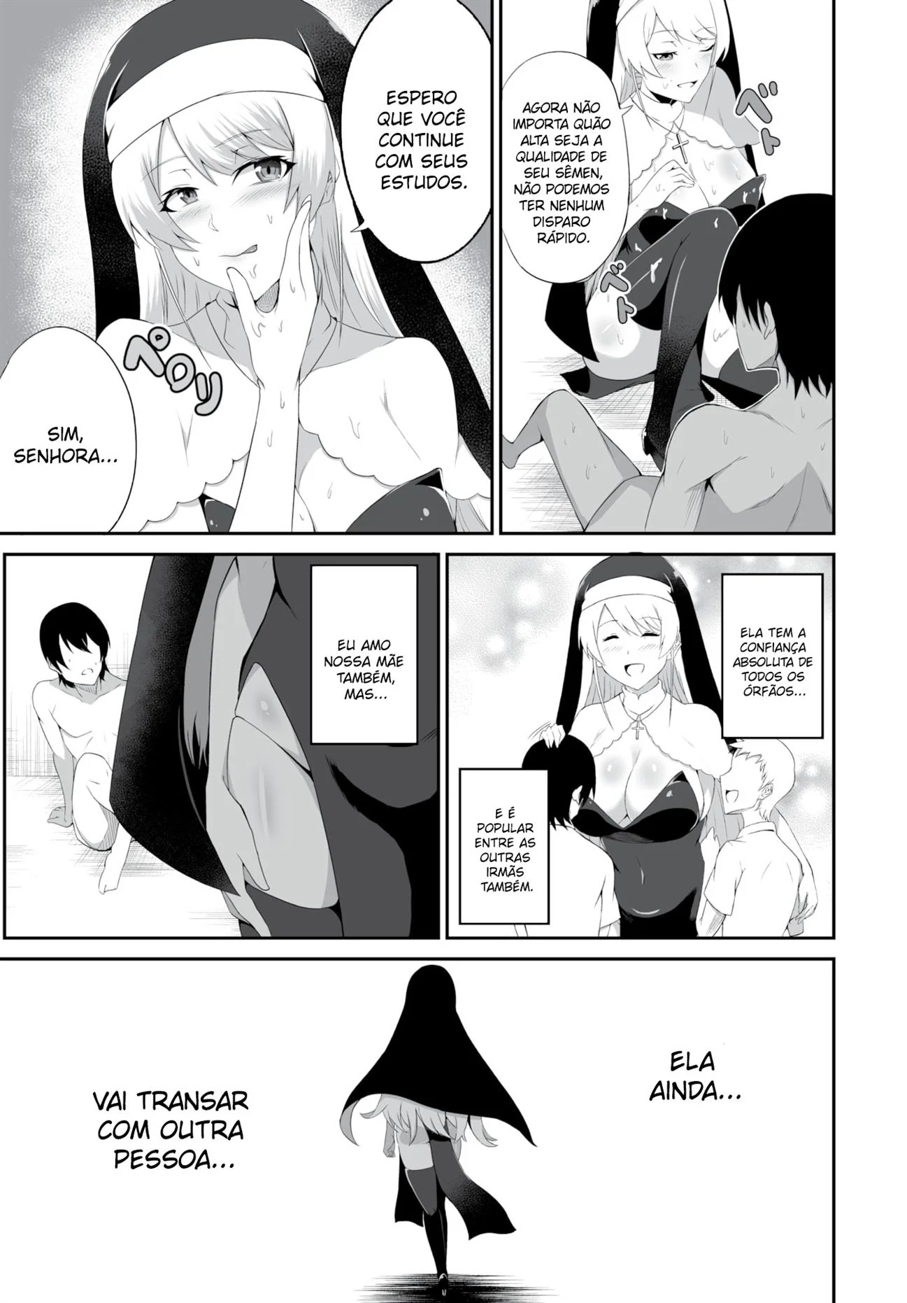 Orfanato das Piranhas: Ensaios com as Pirocas dos Garotos - Hentai HQ Brasileiro