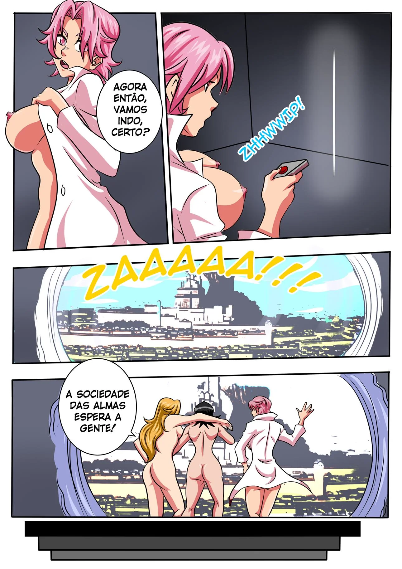 Orihime e Ichigo se entregam à safadeza em Bleach A What If Story Cp.5.5 - HQ Brasileiro