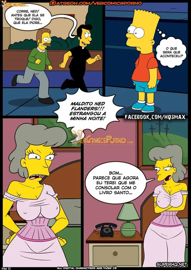 Os Simpsons Pornô: Loucuras em Família VL.08 - Mãe Piranha, Filho da Puta e Muito Mais em HQ Brasileiro