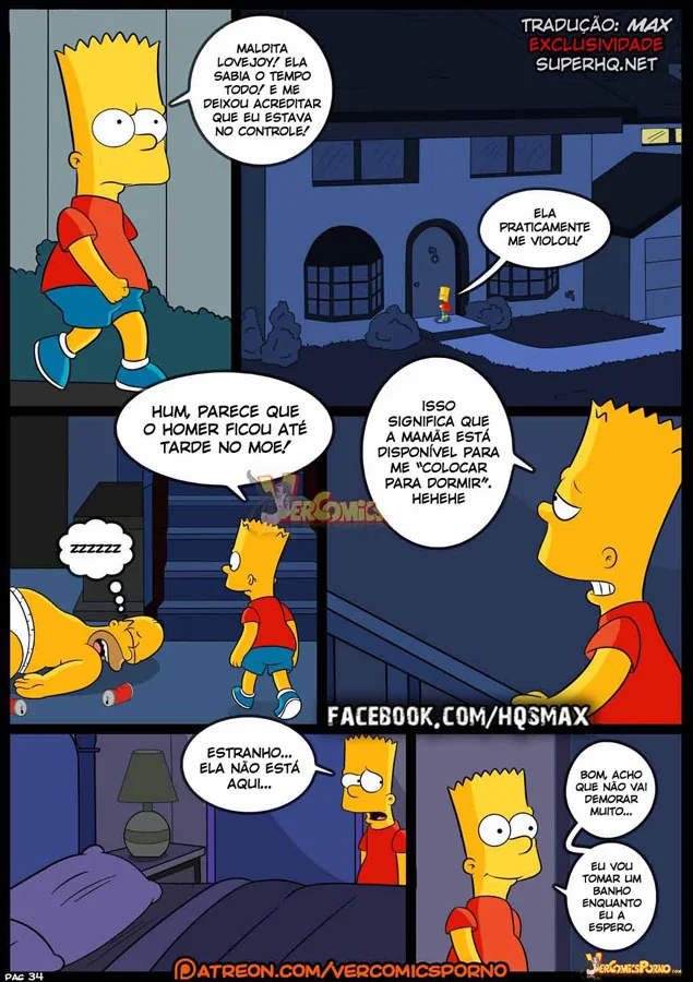 Os Simpsons Pornô: Loucuras em Família VL.08 - Mãe Piranha, Filho da Puta e Muito Mais em HQ Brasileiro