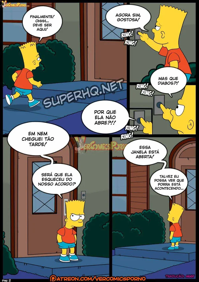 Os Simpsons Pornô: Loucuras em Família VL.08 - Mãe Piranha, Filho da Puta e Muito Mais em HQ Brasileiro