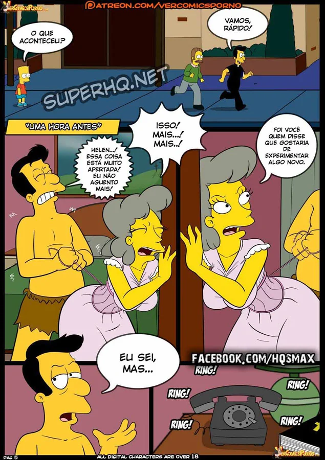 Os Simpsons Pornô: Loucuras em Família VL.08 - Mãe Piranha, Filho da Puta e Muito Mais em HQ Brasileiro