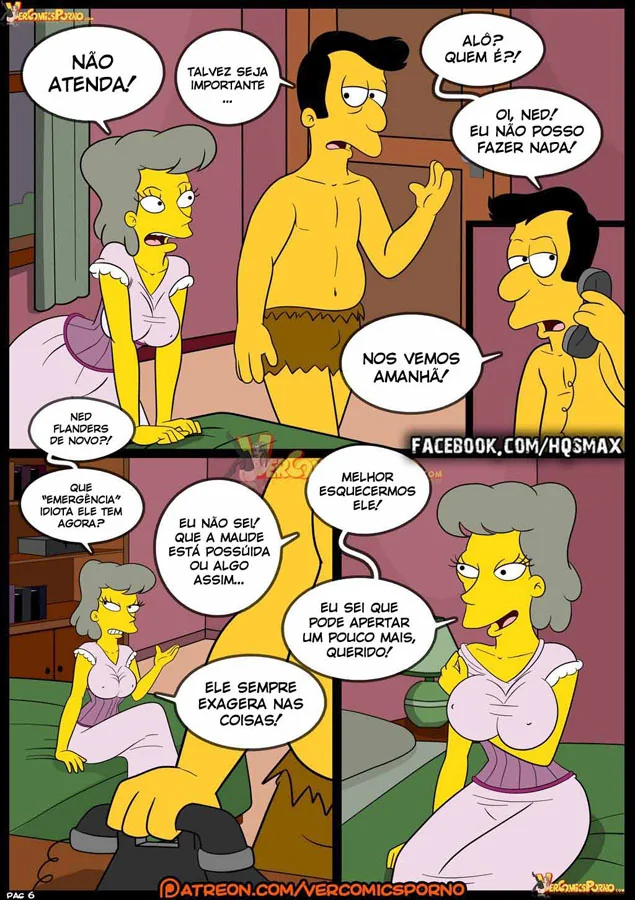 Os Simpsons Pornô: Loucuras em Família VL.08 - Mãe Piranha, Filho da Puta e Muito Mais em HQ Brasileiro