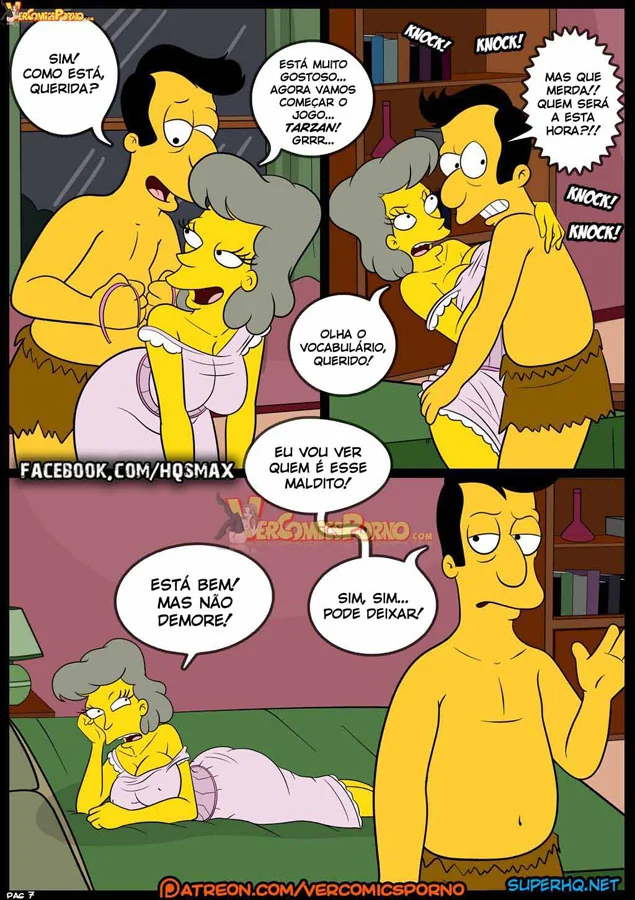 Os Simpsons Pornô: Loucuras em Família VL.08 - Mãe Piranha, Filho da Puta e Muito Mais em HQ Brasileiro