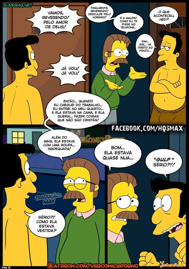 Os Simpsons Pornô: Loucuras em Família VL.08 - Mãe Piranha, Filho da Puta e Muito Mais em HQ Brasileiro