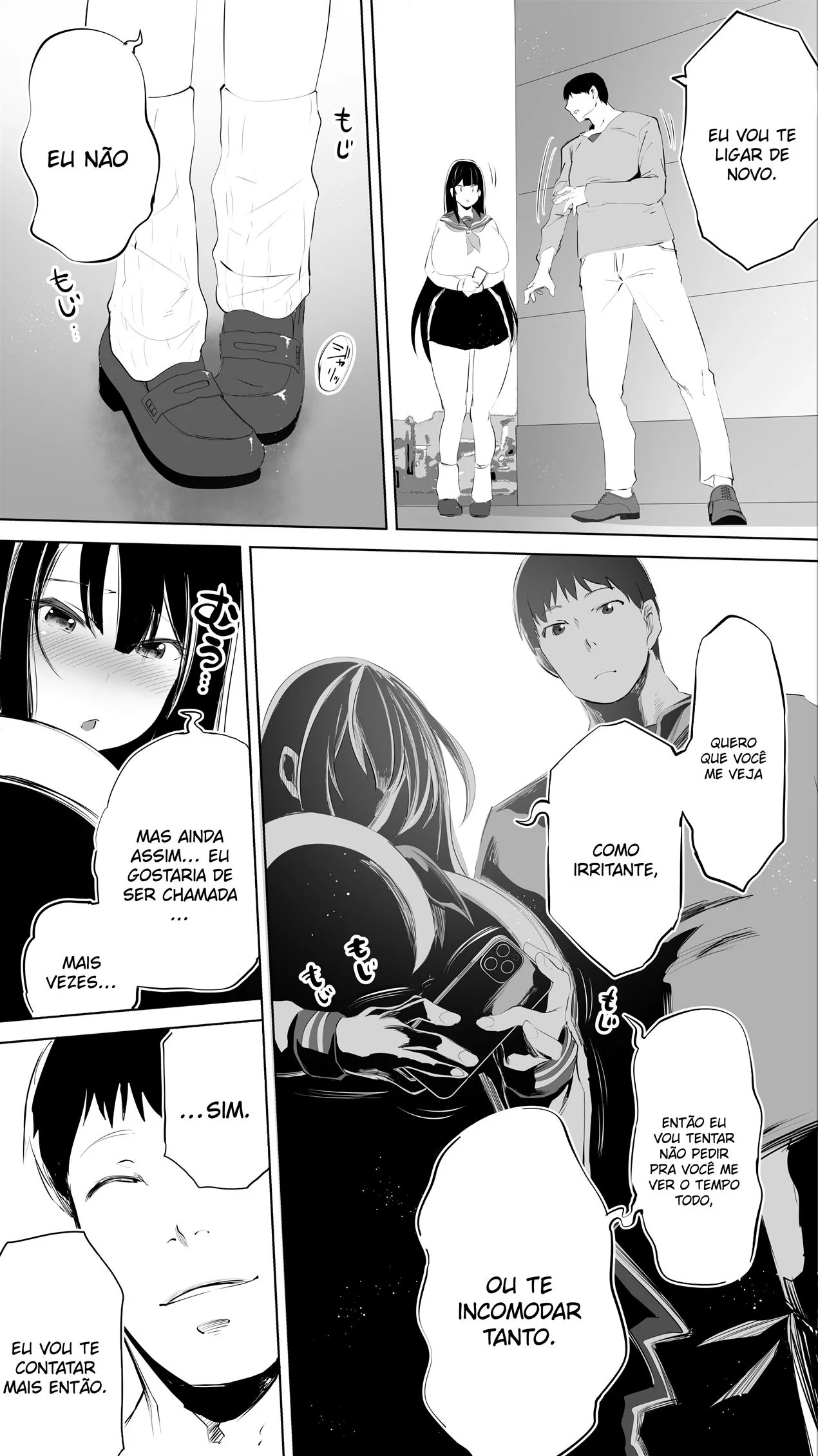 Pai de família dá um trato na colegial piranha em Hentai HQ Brasileiro