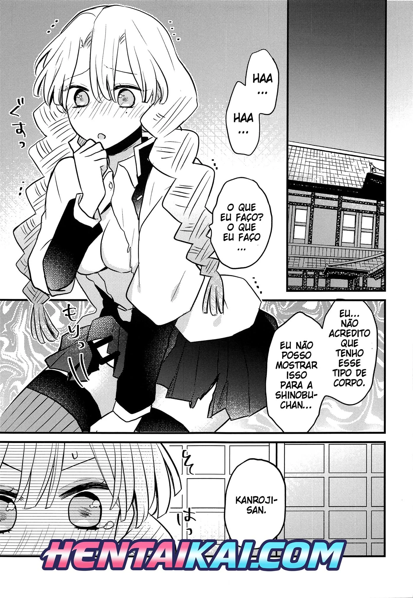 Piranha com Piroca: Kanjori e a Surpresa Entre as Pernas em Hentai HQ Brasileiro