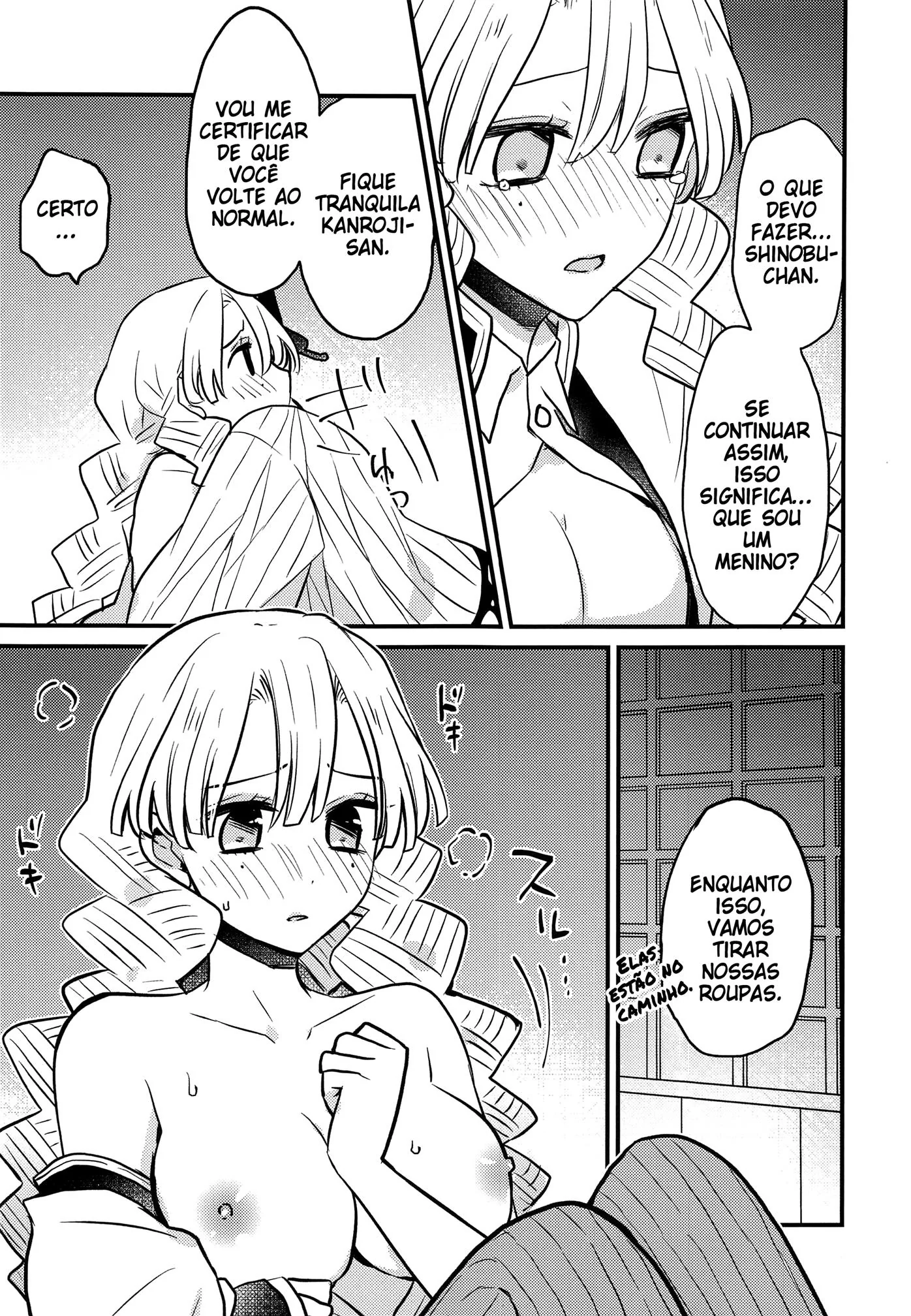 Piranha com Piroca: Kanjori e a Surpresa Entre as Pernas em Hentai HQ Brasileiro