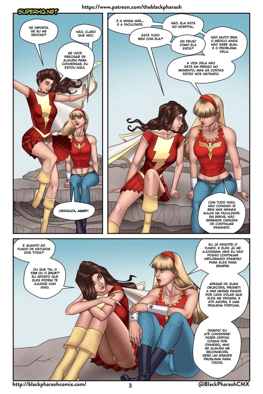 Piranha da Buceta Quente na Reunião de Classe" em HQ Brasileiro