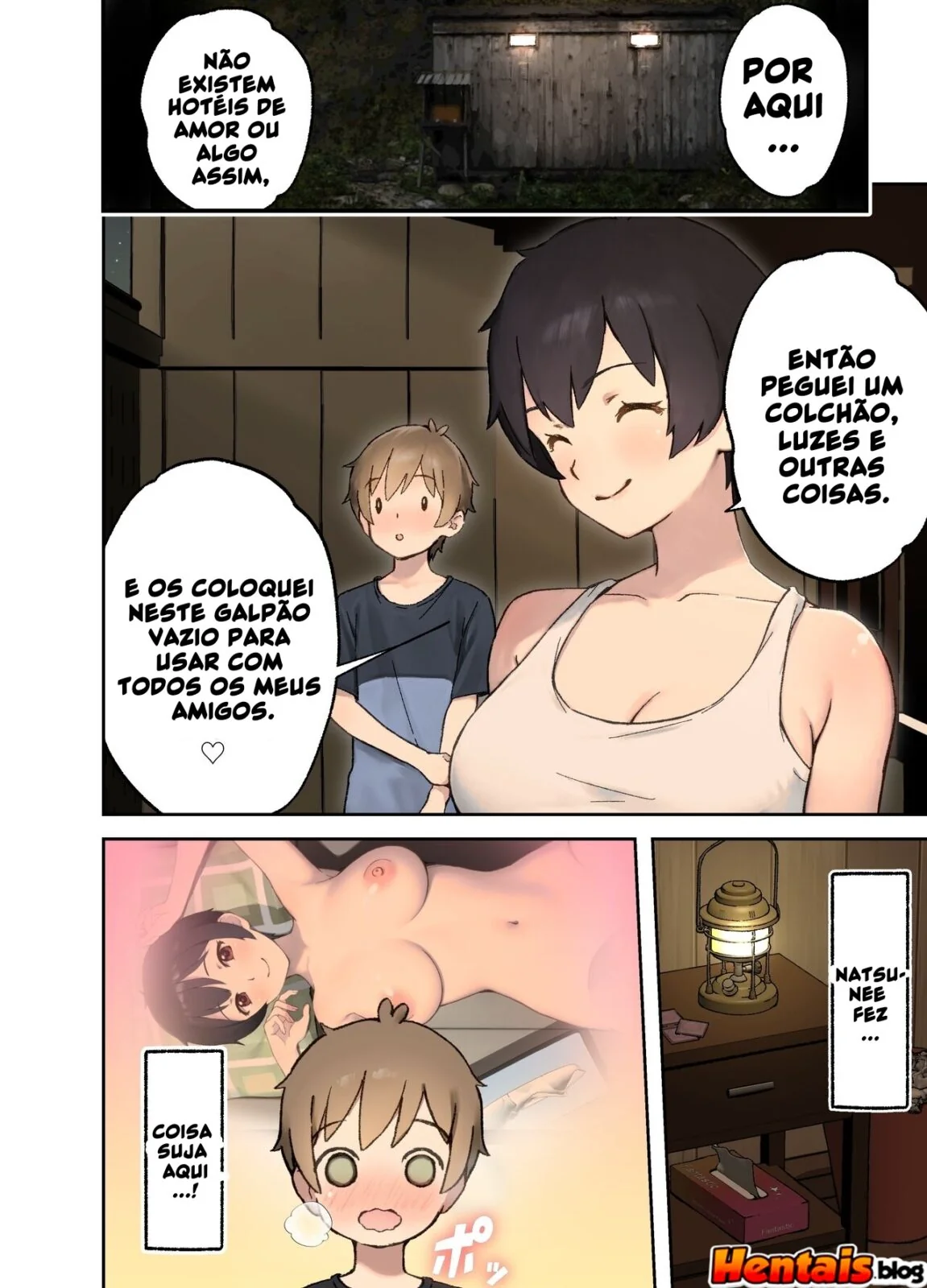 Piranha da família fodendo no campo em hentai HQ Natsumi