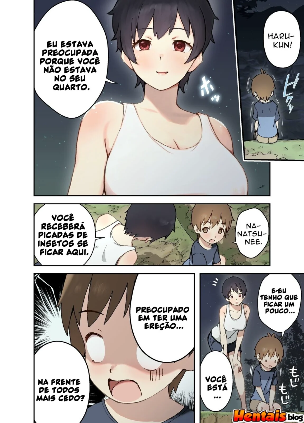 Piranha da família fodendo no campo em hentai HQ Natsumi