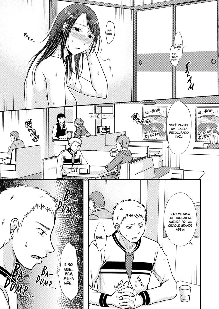 Piranha da Mamãe sendo Tarada pelo Filho Dotado - Hentai Incesto em HQ Brasileiro